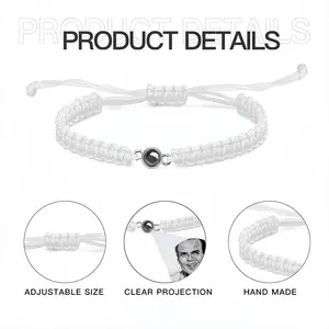 Harry Belafonte Braided Rope Projection Bracelet