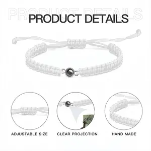 #1974 Braided Rope Projection Bracelet