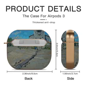 Old River Station In Syktyvkar Airpods 3 Case (Hard Shell, Rose Gold)