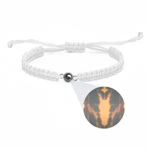 Bermuda Dragon Sunset Braided Rope Projection Bracelet