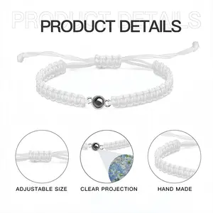 Prunus Cerasifera - Path Iii Braided Rope Projection Bracelet