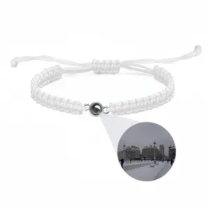 Lile De La Cite From The Bridge Arcole Braided Rope Projection Bracelet