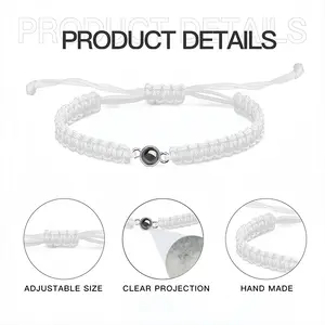 Solitude Braided Rope Projection Bracelet