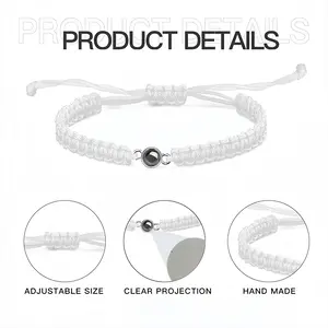 One Day Memories Ii Braided Rope Projection Bracelet