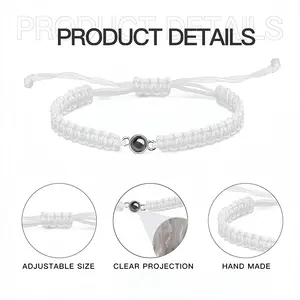 New Beginnings Braided Rope Projection Bracelet