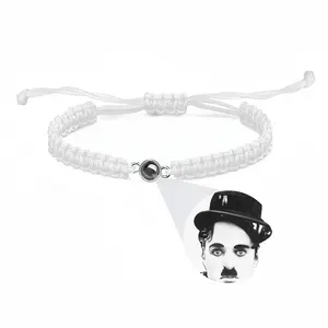 Charlie Chaplin Braided Rope Projection Bracelet