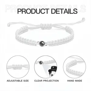 Charlie Chaplin Braided Rope Projection Bracelet