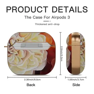 Roses Airpods 3 Case (Hard Shell, Rose Gold)