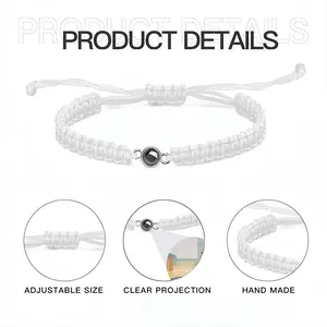 Stand Still Braided Rope Projection Bracelet