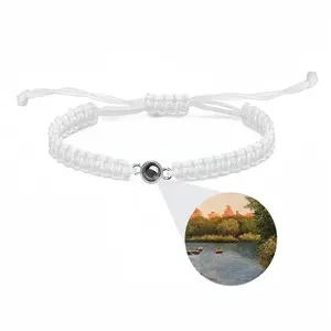 Boats In Central Park Braided Rope Projection Bracelet