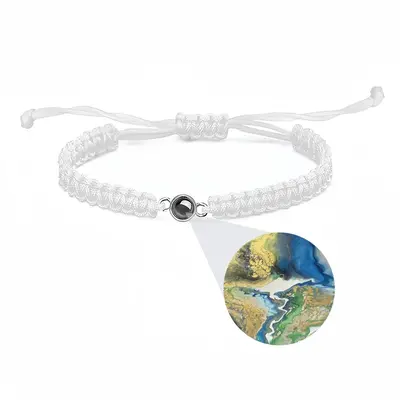 Planet Earth Braided Rope Projection Bracelet