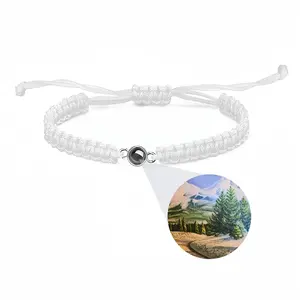 Mountain Road Braided Rope Projection Bracelet