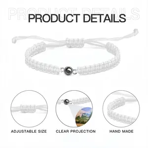 Mountain Road Braided Rope Projection Bracelet