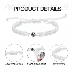 First Haircut Braided Rope Projection Bracelet