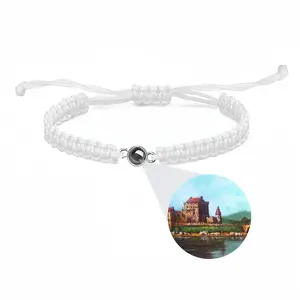 Fantasy Castle Braided Rope Projection Bracelet