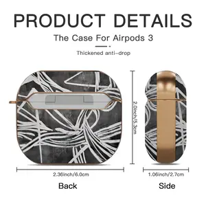 Forbidden Colours Airpods 3 Case (Hard Shell, Rose Gold)