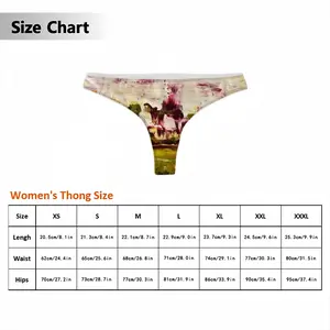 Blooming Cherry Trees T-back Underwear