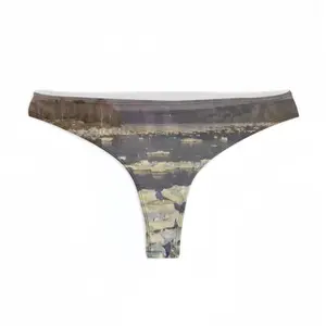 Ice Drift On The Oka T-back Underwear