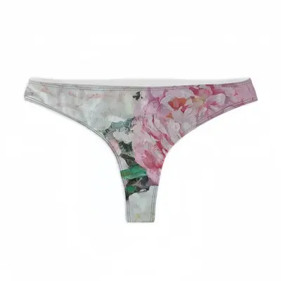 Large Peony Palette Knife T-back Underwear