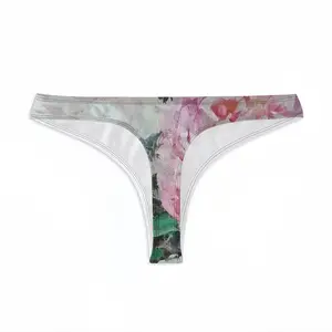 Large Peony Palette Knife T-back Underwear