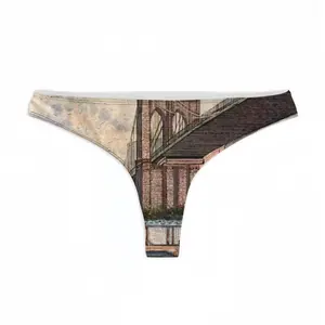 Brooklyn Bridge In Oil T-back Underwear