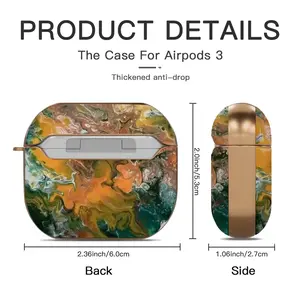 Autumn Flare Airpods 3 Case (Hard Shell, Rose Gold)