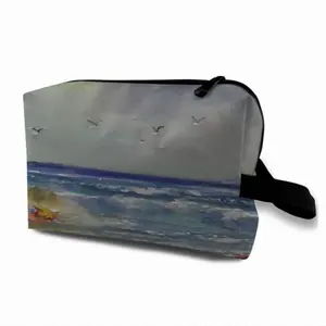 Resting On The Beach Travel Cosmetic Bag