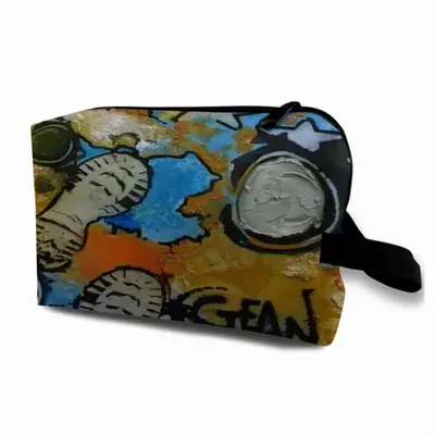 I Walk On The Moon Travel Cosmetic Bag