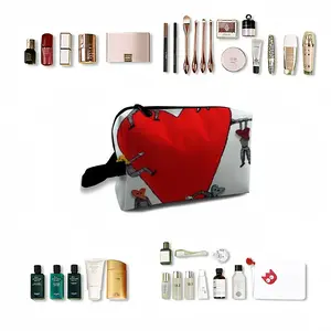 Love Is All Around Travel Cosmetic Bag