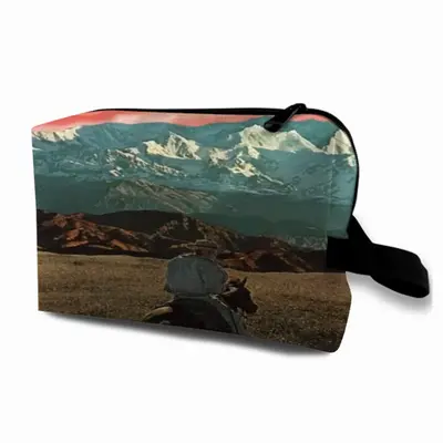 They Say Dogs Are Colorblind (I Think He Sees More Than We Do) Travel Cosmetic Bag