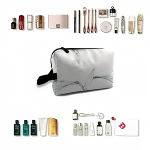 Diary With Lilies Travel Cosmetic Bag