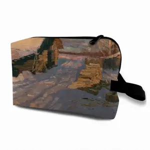 Winter Evening Shadows Travel Cosmetic Bag