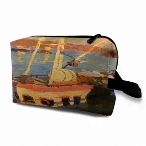 Evening At The Port Travel Cosmetic Bag