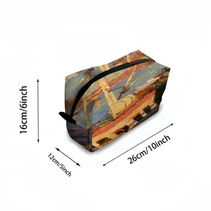 Evening At The Port Travel Cosmetic Bag