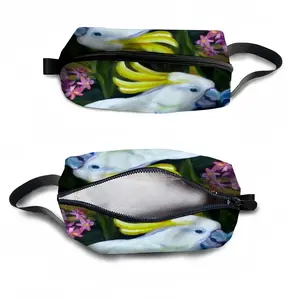 Unexpected Kiss Parrots Travel Cosmetic Bag