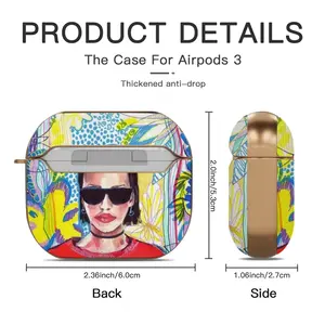 Coca Cola Girl Airpods 3 Case (Hard Shell, Rose Gold)