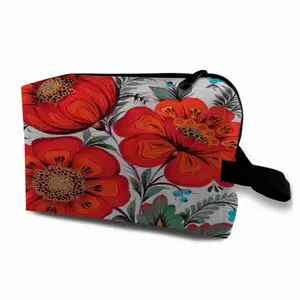 Poppy Flowers Travel Cosmetic Bag