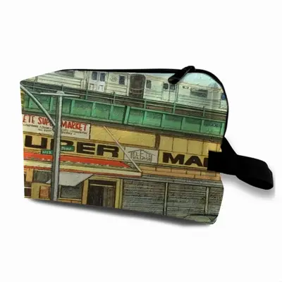 Supermarket New York City Travel Cosmetic Bag