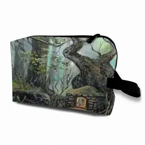 Elf House In A Fantasy Forest Travel Cosmetic Bag