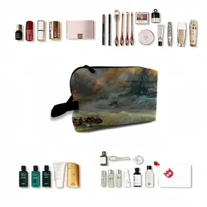 Shipwreck In A Storm Travel Cosmetic Bag