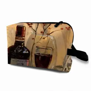 Still Life With Wine Travel Cosmetic Bag