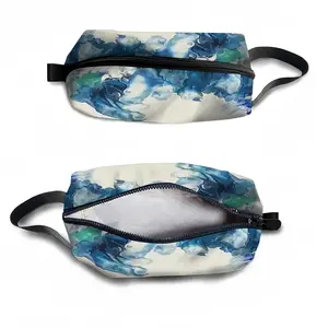 Large Choppy Wave Travel Cosmetic Bag