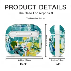 Green Point Airpods 3 Case (Hard Shell, White)