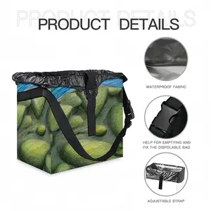 Water + Stones Car Garbage Storage Bag