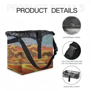 Mountain Range Car Garbage Storage Bag