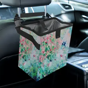 Shades In Blue Car Garbage Storage Bag