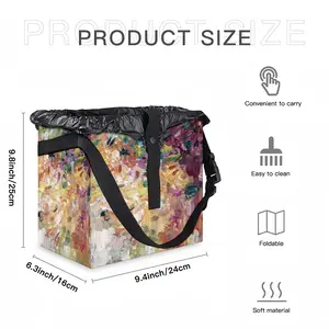 Fading Flowers Car Garbage Storage Bag