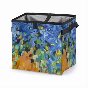 Blue Irises Car Garbage Storage Bag