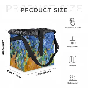 Blue Irises Car Garbage Storage Bag