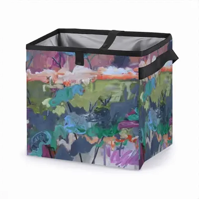 Flowers In The Fall Car Garbage Storage Bag